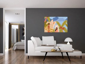 Tablou - Bucură-te de viață (90x60 cm)