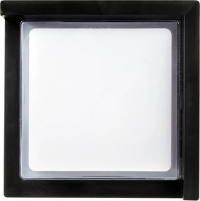 Aplica LED Patrat Erste Siera 12W 6000K IP65 - Corp Iluminat Exterior Modern 170x170x90mm - Rezistent la Apa pentru Fatade, Garaje si Securitate