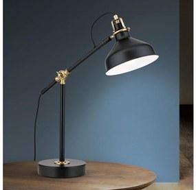 Lampă de masă Orion LA 4-1222/1 SCHILLER 1xE27/40W/230V negru/bronz