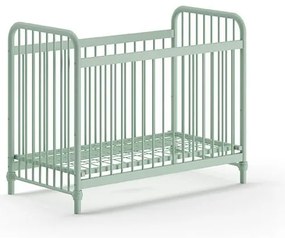 Pătuț verde din metal 60x120 cm BRONXX – Vipack