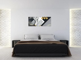 Tablou - Colaj texturat (120x50 cm)