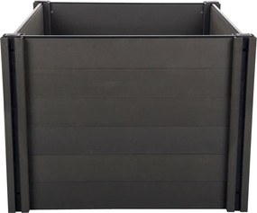 Paturi ridicate G21 Crop 106 x 106 x 80, WPC, Eben, 80 cm