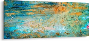 Tablou - Abstract albastru (120x50 cm)