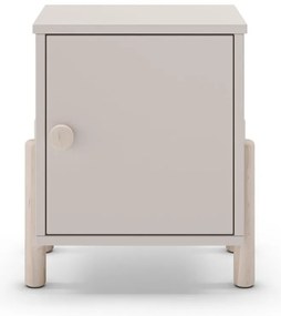 Noptieră de copii crem din lemn de pin Enola – Marckeric