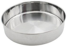 Tava de copt Rosberg R51222LS28, 28 cm, Acoperire antiaderenta emailata, Inox