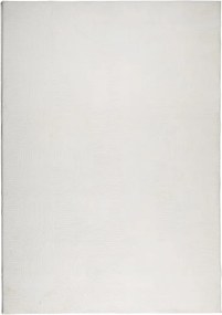 vidaXL Covor IZA aspect scandinav, cu fire scurte, crem, 160x230 cm