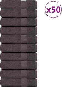 vidaXL Prosoape de mâini, FROGN, 50 buc., antracit, 50x100 cm, 360 g/m²