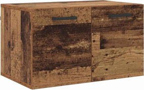vidaXL Dulap montat pe perete Pe perete Lemn vechi 60 x 36,5 x 35 cm