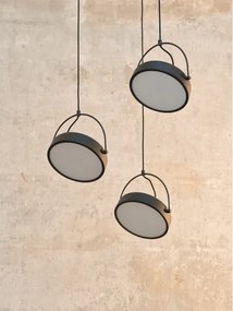 Osram - Lampă suspendată pe cablu LED DECOR PUCK 3xLED/12W/230V CRI 90 negru