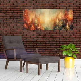 Tablou - Pictura de păduri (120x50 cm)