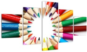 Tablou creioane (125x70 cm), în 40 de alte dimensiuni noi