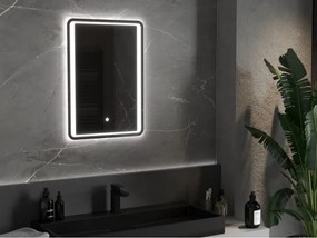 Mexen Zusa oglindă de baie iluminată 50 x 70 cm, LED 6000K, anti-ceață - 9808-050-070-611-00