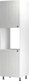 Dulap bucatarie PROVENCE D60P, alb, DTD laminat, 60x58x212 cm