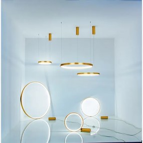 Lustră LED pe cablu dimabilă LED/50W/230V auriu Zambelis 2007