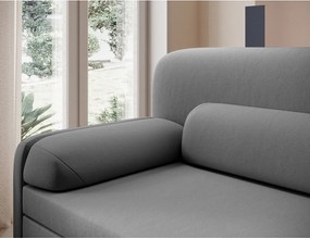 Canapea taupe extensibilă/cu spațiu de depozitare cu tapițerie din catifea 236 cm Elioss – ELTAP