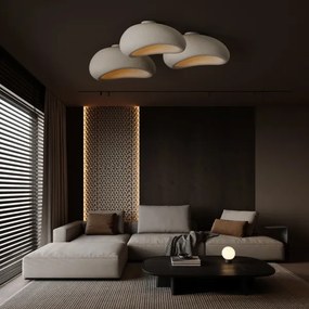 BRILAGI - Lampă de tavan WABI SABI 1xE27/60W/230V Ø 50 cm albă