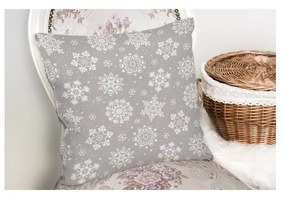 Față de pernă cu model de Crăciun Minimalist Cushion Covers Snowflakes, 42 x 42 cm