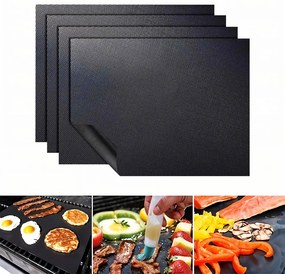 Tavă de copt cu grătar din teflon, 4 bucăți