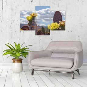 Tablou cu floarea de cactus Opunție (90x60 cm)