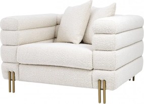 Fotoliu elegant design LUX York, crem 113841 HZ
