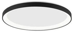 Plafoniera LED moderna design slim 38cm PERTINO negru NVL-9853672
