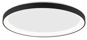 Plafoniera LED moderna design slim 38cm PERTINO negru NVL-9853672