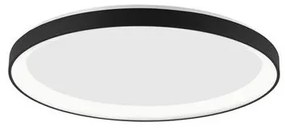 Plafoniera LED moderna design slim Ã38cm PERTINO negru NVL-9853672