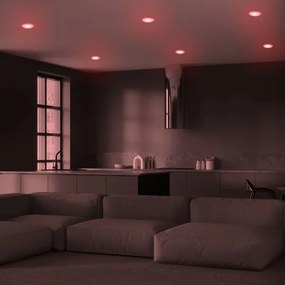 SET 3x corp de iluminat LED RGBW dimabil pentru baie LED/5W/230V IP44 Briloner + telecomandă