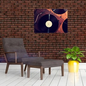 Tablou - Discuri de gramafon (70x50 cm)