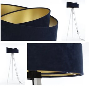 Lampadar GALAXY 1xE27/60W/230V albastru/alb