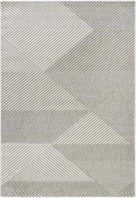 Covor 19270A, 80x150 cm, forma dreptunghiulara, polipropilena, gri/cre