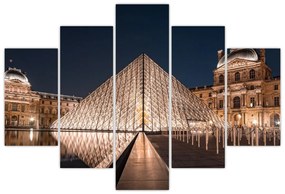 Tablou - Louvre noaptea (150x105 cm)