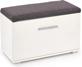 Pantofar LIMA ST2, gri/alb, PAL laminat, 70x32x45 cm
