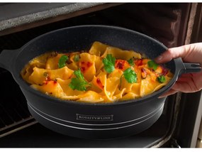 Mixer planetar Royalty Line RL-ES2014M Negru, 17 piese, Placare cu marmura, Inductie, Negru