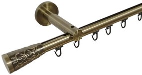 Galerie SIMPLA PRINDERE PERETE TEAVA PROFIL 19 MM -SEVILLA- AUR ANTIC (Alege marime: 400 cm)