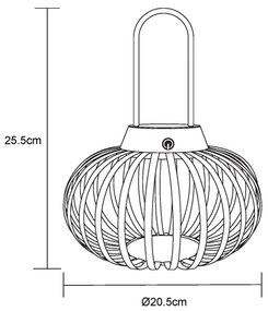 Globo 21035S - ALLEGRA, lampă de birou LED reîncărcabilă, tactilă și reglabilă, 1W/3,7V 1500 mAh