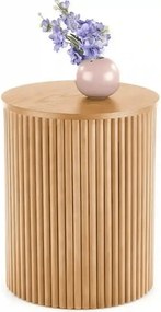 Masuta cafea WOODY S, stejar natural, 40x40x50 cm