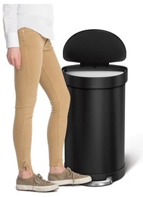 Coș de gunoi cu pedală din oțel inoxidabil 45 l – simplehuman