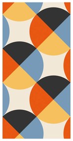 Tapet - Abstracție geometrică colorată II.