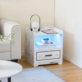 Noptieră inteligentă în stil vintage