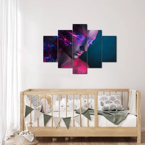 Tablou strălucitor a femeii (150x105 cm)