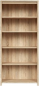 Biblioteca KASPIAN, stejar sonoma, PAL, 90x41x200 cm