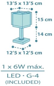 Dalber 63451 - Lampă LED pentru copii BABY DINOS 1xG4/4W/230V multicoloră