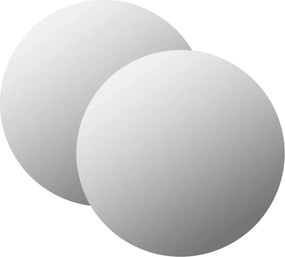vidaXL Oglinzi de perete, 2 buc., 50 cm, sticlă, rotund