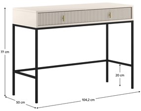 Măsuță decorativă MAGIRA, crem