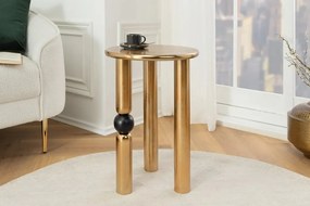 Masuta Laterala, Aluminiu, Auriu, ABSTRACT 55cm