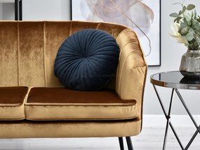 Canapea Etimee S (auriu + negru). Promo -11%. 1111404