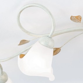 Lustra aplicata design elegant SISI 5L ivory-gold