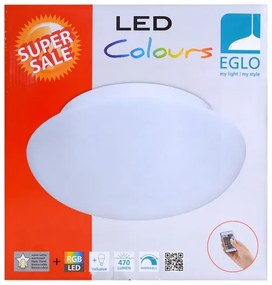 Plafonieră LED RGB dimabilă Eglo 75351 ELLA-C 1xE27/7,5W/230V