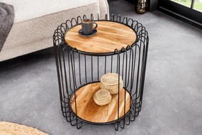 Masuta de cafea, Metal, Lemn, TRUE ELEMENTS 50cm